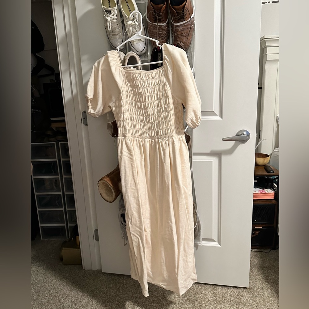 Cream Dress